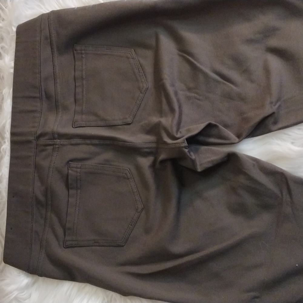 Liverpool Sienna pull-on leggings 10/30 dark olive - Picture 9 of 12